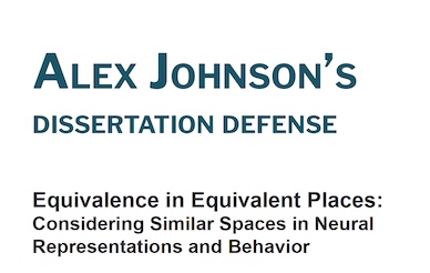 Alex Johnson's Dissertation Defense